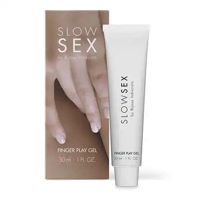 Bijoux Indiscrets -  Slow Sex Finger Play Gel 30 ml. Doskonały do masturbacji, kokosowy lubrykant na bazie wody w formie żelu. Niesamowite doznania