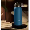 PDX Plus - Fuck Flask Private Pleaser. Dyskretny masturbator w etui w kształcie bidona, z realistycznym rękawem i kontrolowanym efektem ssania