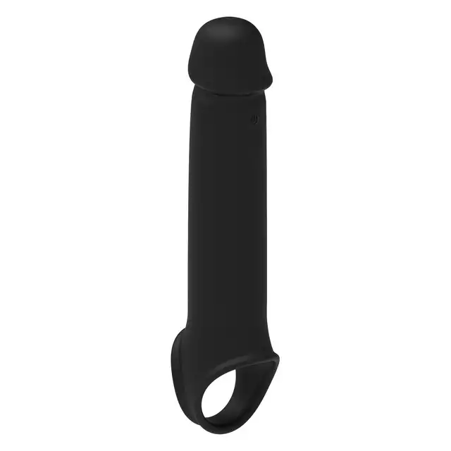 DreamToys - Ramrod Vibrating Extender With Remote. Wibrująca przedłużka na penisa, która łączy dodatkową długość z ekscytującymi wibracjami