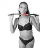 Sportsheets - SM Amour Ball Gag Red. Oddychający knebel kulkowy w kształcie serca dla miłośników BDSM