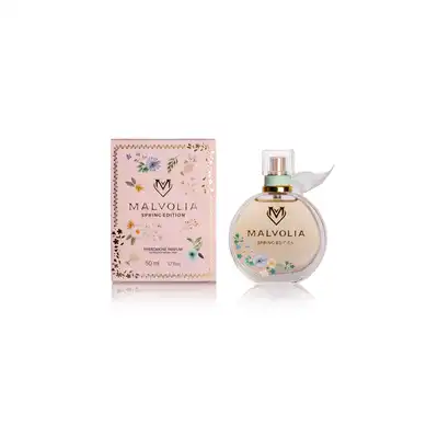Malvolia - Spring For Woman 50ml. Feromony damskie o świeżej wiosenej kompozycji, łączą w sobie nuty gorzkiej pomarańczy, jaśminu i ambry