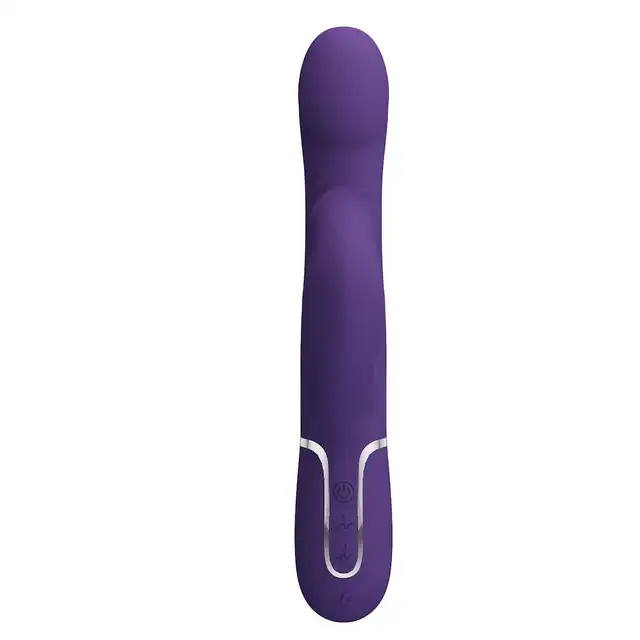 Pretty Love - Falin Purple. Wibrator łechtaczkowo pochwowy z ruchomymi kulkami, maksymalna przyjemność i intensywne orgazmy