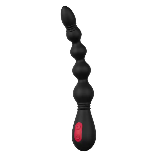 Dream Toys - Essentals Anal Flexi Beads. Korek analny, który zapewnia intensywne, wielopoziomowe doznania, elastyczność materiału i różnorodność wibracji