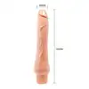 Baile - Dryad. Wibrujące dildo w cielistym kolorze z teksturowanym trzonem i regulowanymi wibracjami dla intensywnej stymulacji