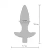 Buttocks - The Sparkle Buttplug. Wibrujący korek analny z 6 trybami i 4 prędkościami wibracji, sterowany za pomocą pilota