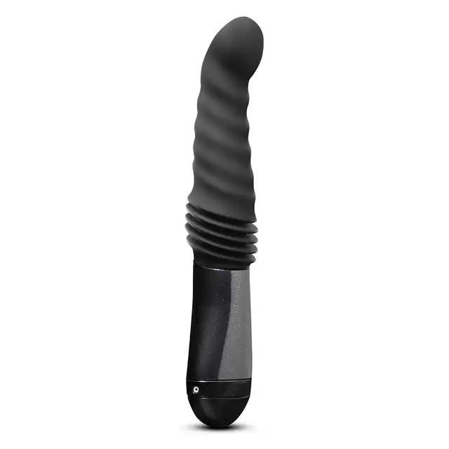 Temptasia - Lazarus Thrusting Dildo Black. Ruchome dildo o intensywnym ruchu posuwistym, optymalna stymulacja i przyjemność