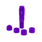 ToyJoy - Funky Vibrette Purple. Mini wibrator do łechtaczki z 4 wymiennymi końcówkami stymulującymi