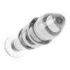 LoveToy - Glass Romance 5.5` Plug Transparent. Szklany korek analny z pierścieniowymi żłobieniami, praktyczny i stylowy