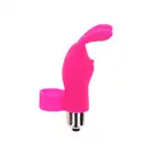 ToyJoy - Bunny Pleaser. Wibrator na palec z króliczymi uszkami, wykonany z silikonu z wibrującym bulletem, idealny do precyzyjnej stymulacji