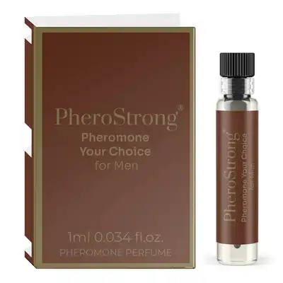 PheroStrong - Pheromone Your Choice for Men 1ml. Feromony męskie o eleganckim zapachu, wyraź swoją unikalność w dynamicznym świecie