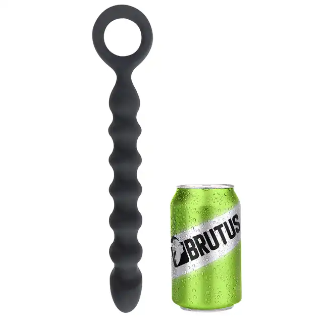 Brutus -Stop &amp; Go - Innowacyjny falisty produkt z gładkiego silikonu dla intensywnych doznań analnych