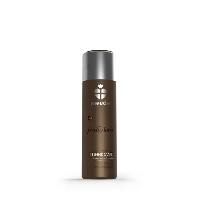 Swede - Fruity Love Lubricant Dark Chocolate 50 ml. Delikatny lubrykant o smaku ciemnej czekolady. Eleganckie, intensywne doznania. Formuła bez parabenów. 