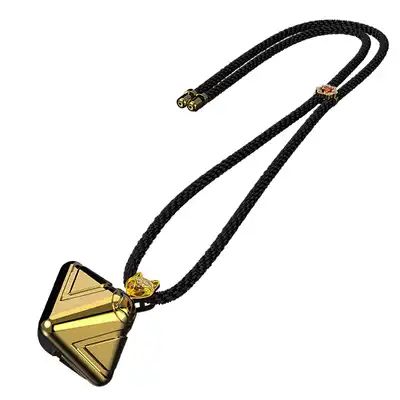 LOCKINK - Vibration Cube 2.0 Gold. Elegancki wibrator incognito w formie złotego łańcuszka, elegancka stymulacja