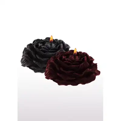 Taboom - Rose Japanese Drip Candle 2pc. Zestaw dwóch świec do masażu o eleganckim kształcie róży
