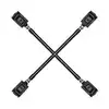 Bedroom Fantasies - Hogtie Cross Bar. Metalowy krzyżak rozporowy kajdankami na ręce i nogi, genialna propozycja na wiele pozycji skrępowania