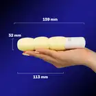 Durex - Soft Vibrator. Silikonowy wibrator o stymulującym kształcie trzech kulek, 8 trybów wibracji dla pełnej satysfakcji