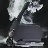 Zalo - Sesh Black. Ruchomy wibrator podgrzewany, z wymiennymi końcówkami i pilotem, inspirowany egipską wężową boginią
