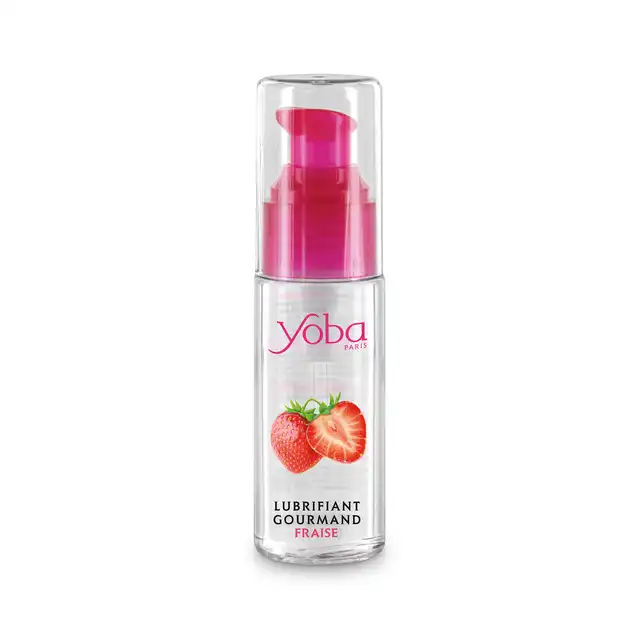 Yoba Paris - Strawberry Lubricant 50ml. Smakowy lubrykant o orzeźwiającym smaku i zapachu truskawki