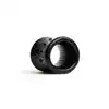 Sport Fucker - Deep Stack Ring Black. Szeroka nakładka na jądra, który rozciąga się do 300% swojego rozmiaru
