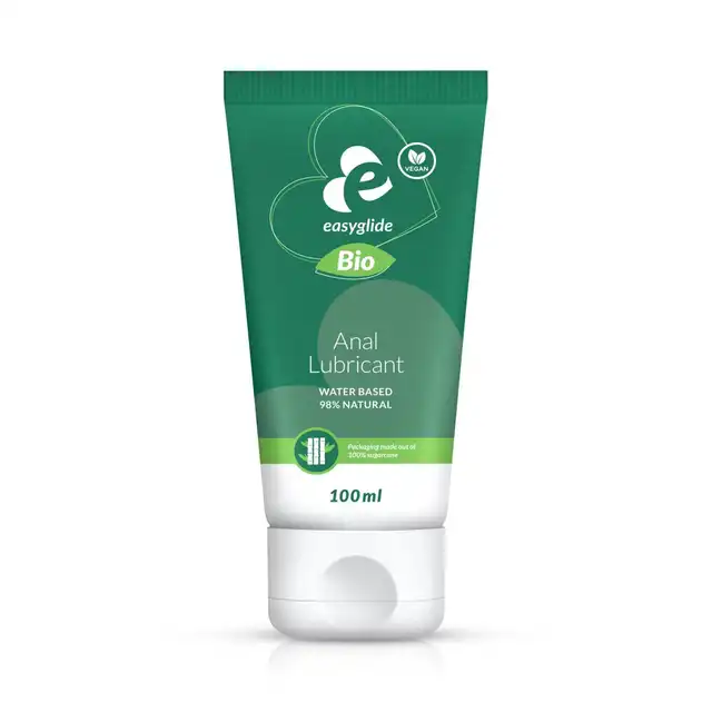 EasyGlide - Bio Anal Lubricant. Nawilżający żel analny na bazie wody, naturalna formuła zapewniająca nawilżenie i komfort