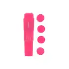 ToyJoy - Funky Vibrette Pink. Mini wibrator do łechtaczki z 4 wymiennymi końcówkami stymulującymi