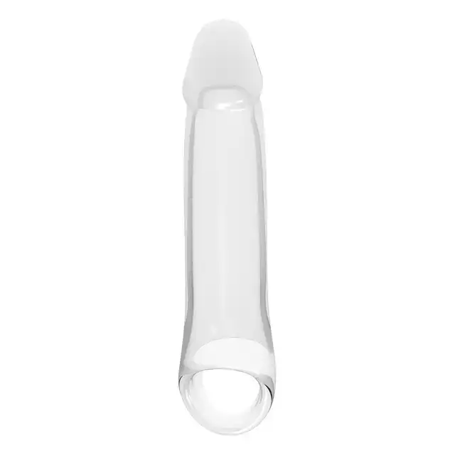 DreamToys - Ramrod 6,6" Extender With Ball Straps. Przezroczysta przedłużka penisa zwiększająca długość i obwód, oferując jednocześnie komfortowe dopasowanie
