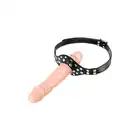 Fetish Tenatation - Gag Double Dong. Gag z podwójnym dildem do penetracji i podwójnej stymulacji, oferuje intensywne doznania