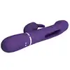 Pretty Love - Kampas Purple. Wibrator króliczek z dwoma silnikami i dodatkowymi funkcjami stymulacji, oferuje intensywne doznania