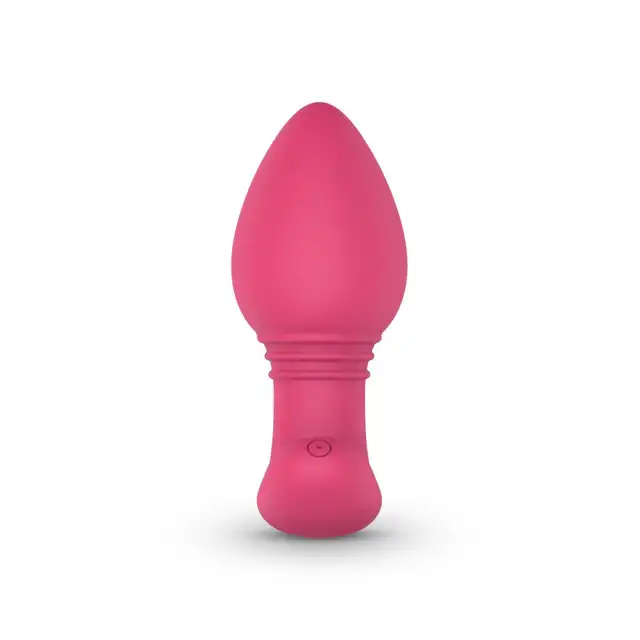 EasyToys - Easy Connect Axel. Różowy korek analny z miękkiego silikonu, sterowany aplikacją, oferuje różnorodne wzory wibracji i możliwość zdalnego sterowania