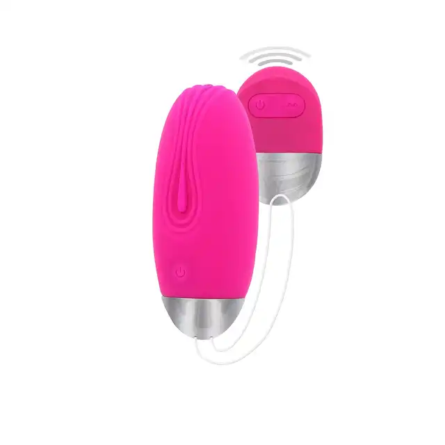 ToyJoy - Funky Remote Egg. Silikonowe jajko wibrujące z wieloma trybami wibracji i pulsacji, wyposażone w pilot do zdalnego sterowania