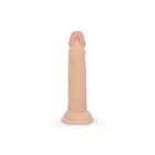 EasyToys - Dildo Without Balls 12 cm Beige. Klasyczne dildo o realistycznym designie, mocna przyssawka i prosty trzon