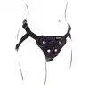 Get Real - Strap-On Lace Harness. Elegancka uprząż z miękką konstrukcją, regulowanymi paskami, trzema silikonowymi pierścieniami 