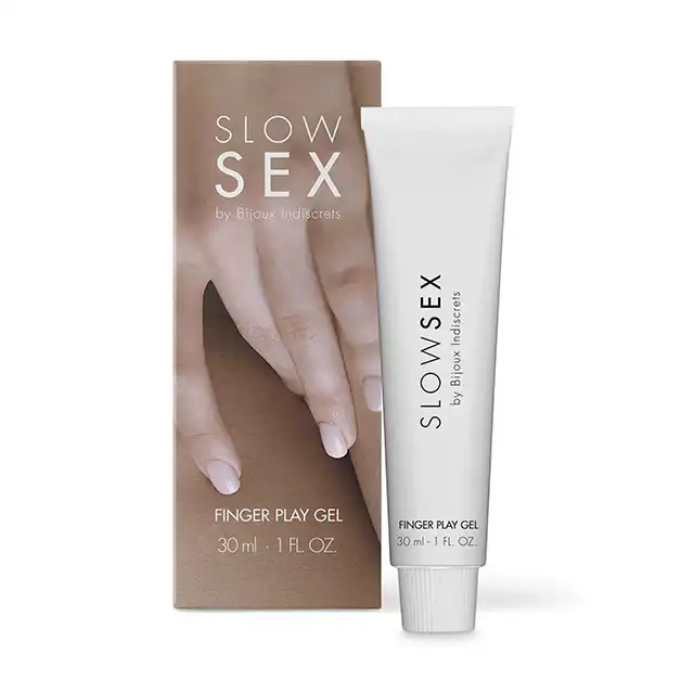 Bijoux Indiscrets -  Slow Sex Finger Play Gel 30 ml. Doskonały do masturbacji, kokosowy lubrykant na bazie wody w formie żelu. Niesamowite doznania