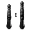 Temptasia - Lazarus Thrusting Dildo Black. Ruchome dildo o intensywnym ruchu posuwistym, optymalna stymulacja i przyjemność