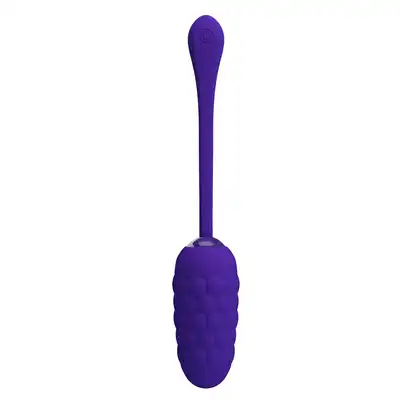 Pretty Love - Marina Purple. Wibrujące jajeczko z pikowaną, super miękką fakturą intensyfikującą przyjemność