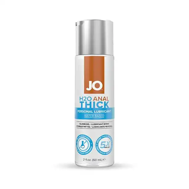 System Jo - H2O Anal Thick 60ml. Super gęsty lubrykant analny o wodnej formule, idealny do zabawek