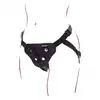 Get Real - Strap-On Lace Harness. Elegancka uprząż z miękką konstrukcją, regulowanymi paskami, trzema silikonowymi pierścieniami 