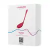 Lovense - Vulse Vibrating Egg Red. Innowacyjne jajeczko sterowane aplikacją, szybkie pchnięcia i intensywne wibrcje
