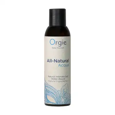 Orgie - All-Natural Acqua. Naturalny, jedwabisty żel intymny na bazie wody, zapewniający długotrwałe nawilżenie i komfort bez szkodliwych dodatków