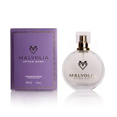 Malvolia - After Dark For Woman 50ml. Feromony damskie o niezwykłej kompozycji, łączą w sobie nuty piwonii, czarnej porzeczki i róży