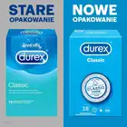 Durex - Classic 18szt. Duże opakowanie klasycznych i niezastąpionych prezerwatyw, zapewniają naturalne doznania
