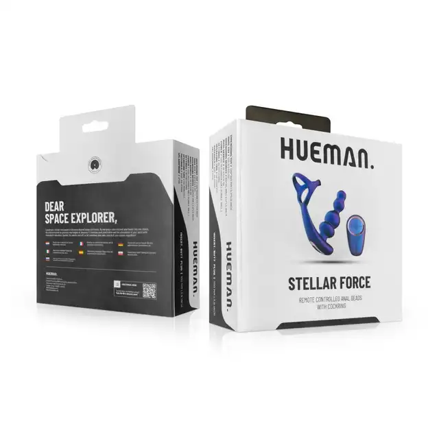 Hueman - Stellar Force. Korek analny z pierścieniem erekcyjnym. Eleganckie doznania w galaktycznej odsłonie