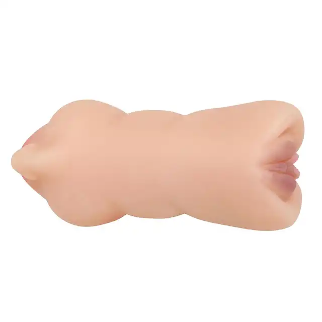 Crazy Bull - Zoey. Realistyczny masturbator 2w1 z ustami i waginą. Dwustronny, wykonany z cyberskóry