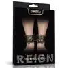 LoveToy - Rebellion Reign Ankle Cuffs. Kajdanki łączące luksus i rustykalny urok z wytrzymałością, przekształć intymne chwile w stylowe doświadczenie