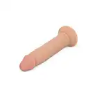 EasyToys - Dildo Without Balls 17.5 cm Beige. Realistyczne beżowe dildo o prostym trzonie i wyraźną żołędzią
