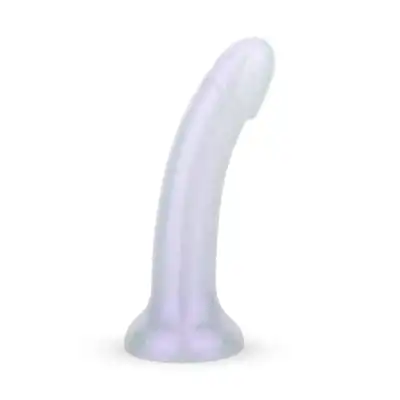 EasyToys - Mermaid Glitter Dildo S. Brokatowe dildo z przyssawką, miękki materiał i lekka krzywizna to gwarancja satysfakcji