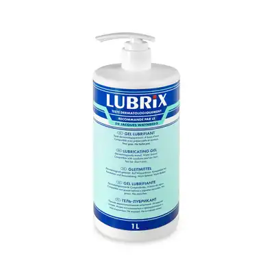 Lubrix - Water Gel 1000ml. Lubrykant na bazie wody. Nietłusty, bezzapachowy i bezbarwny kompatybilny z prezerwatywami, bezpieczne nawilżenie