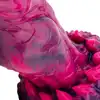 Mythical Mates - Another World Dildo Pink &amp; Purple. Dildo z ustrukturyzowanym trzonem oferuje wszechstronną przyjemność dzięki mocnej przyssawce