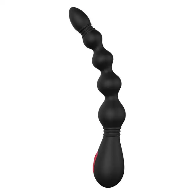 Dream Toys - Essentals Anal Flexi Beads. Korek analny, który zapewnia intensywne, wielopoziomowe doznania, elastyczność materiału i różnorodność wibracji