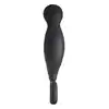 DreamToys - Prostate Stimulator Black. Gładki silikonowy stymulator prostaty z giętką końcówką do stymulacji krocza